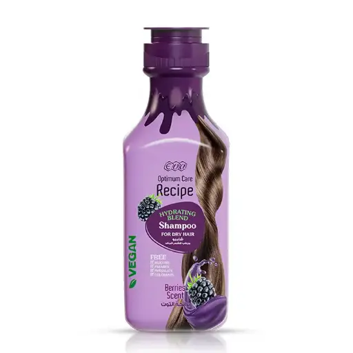 [koz1641] Eva Optimum Care Recipe Hydrating Blend Shampoo Berries Scent 350 Ml